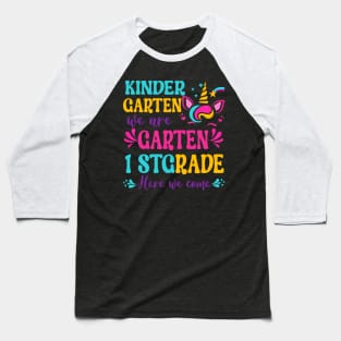 Kids Kindergarten Done 1st Grade Last Day Of School Graduation Baseball T-Shirt